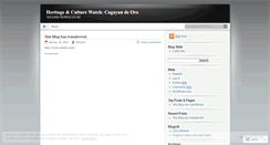 Desktop Screenshot of heritagewatchcdo.wordpress.com