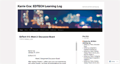 Desktop Screenshot of coxedtech.wordpress.com