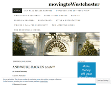 Tablet Screenshot of movingtowestchester.wordpress.com