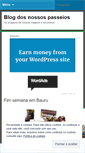 Mobile Screenshot of nossospasseios2010.wordpress.com