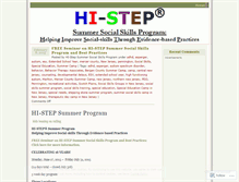 Tablet Screenshot of histep.wordpress.com