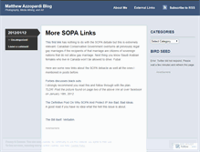 Tablet Screenshot of matthewazzopardi.wordpress.com