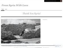 Tablet Screenshot of fromsyriawithlove.wordpress.com