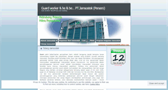 Desktop Screenshot of jamsostekgw.wordpress.com