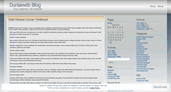 Desktop Screenshot of duniaweb.wordpress.com