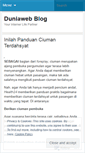 Mobile Screenshot of duniaweb.wordpress.com
