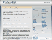 Tablet Screenshot of duniaweb.wordpress.com