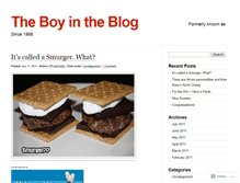 Tablet Screenshot of boyintheblog.wordpress.com