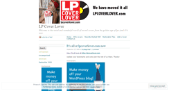 Desktop Screenshot of lpcoverlover.wordpress.com