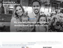 Tablet Screenshot of growinginashrinkingculture.wordpress.com