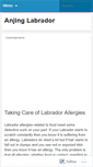 Mobile Screenshot of anjinglabrador.wordpress.com