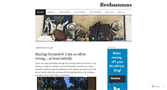 Desktop Screenshot of brohammas.wordpress.com