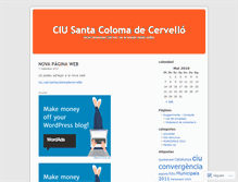 Tablet Screenshot of ciusantacolomadecervello.wordpress.com