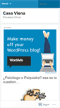 Mobile Screenshot of casaviena.wordpress.com