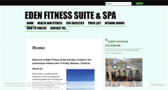 Desktop Screenshot of edenfitness.wordpress.com