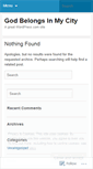 Mobile Screenshot of godbelongshere.wordpress.com