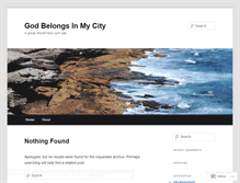 Tablet Screenshot of godbelongshere.wordpress.com