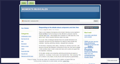 Desktop Screenshot of momentsmusicales.wordpress.com