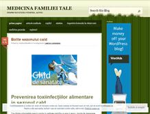 Tablet Screenshot of medicinafamiliei.wordpress.com