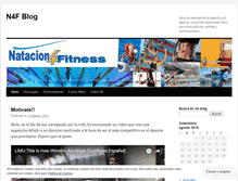 Tablet Screenshot of natacion4fitness.wordpress.com