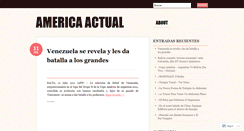 Desktop Screenshot of americaactual.wordpress.com