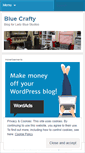 Mobile Screenshot of bluecrafty.wordpress.com