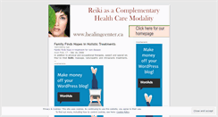 Desktop Screenshot of medicalreiki.wordpress.com