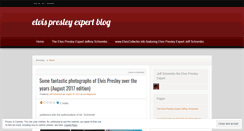 Desktop Screenshot of elvispresleyexpert.wordpress.com