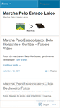 Mobile Screenshot of marchaestadolaico.wordpress.com