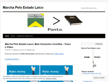 Tablet Screenshot of marchaestadolaico.wordpress.com