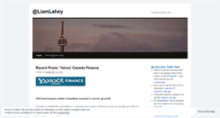 Desktop Screenshot of liamlahey.wordpress.com