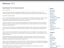 Tablet Screenshot of hebrews111.wordpress.com
