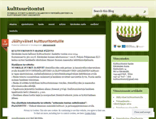 Tablet Screenshot of kulttuuritontut.wordpress.com