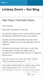 Mobile Screenshot of lindseydoors.wordpress.com