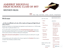 Tablet Screenshot of amherstclassof77.wordpress.com