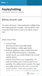 Mobile Screenshot of hayleyhatling.wordpress.com