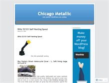 Tablet Screenshot of chicagometallic.wordpress.com