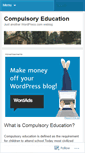 Mobile Screenshot of compulsoryeducation.wordpress.com