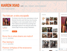 Tablet Screenshot of karenxiao.wordpress.com