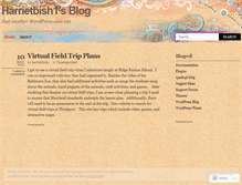 Tablet Screenshot of harrietbish1.wordpress.com