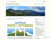 Tablet Screenshot of inappennino.wordpress.com