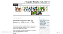 Desktop Screenshot of familiadosmacumbeiros.wordpress.com