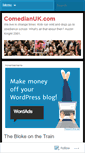 Mobile Screenshot of comedianuk.wordpress.com