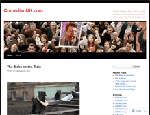 Tablet Screenshot of comedianuk.wordpress.com
