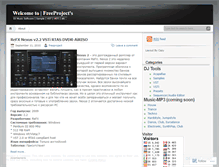 Tablet Screenshot of freeproject.wordpress.com