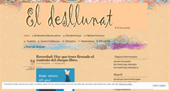 Desktop Screenshot of eldesllunat.wordpress.com