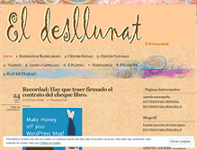 Tablet Screenshot of eldesllunat.wordpress.com