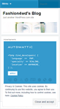 Mobile Screenshot of fashion4wd.wordpress.com