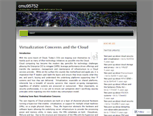 Tablet Screenshot of cmu95752.wordpress.com