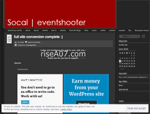 Tablet Screenshot of eventshooter.wordpress.com